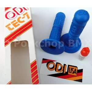  NOS old school BMX ODI Tec 7 freestyle bicycle grips 