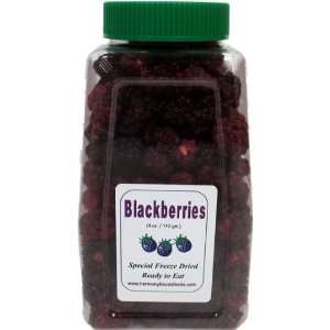 Harmony House Foods Freeze Dried Blackberries, whole (4 oz, Quart Size 