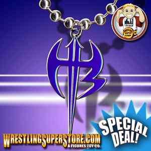 WWE TNA Jeff Hardy Purple Logo Pendant  