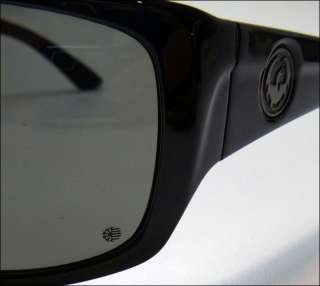 NEW Dragon Recruit Polarized Sunglasses Jet Black/Polar Gray 720 1811 