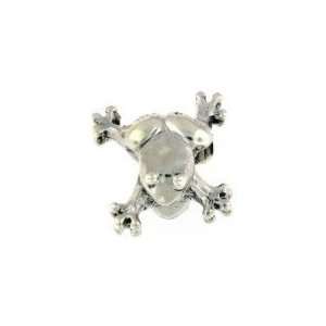 Authentic Carlo Biagi Jumping Frog Bead Charm   .925 Sterling Silver 