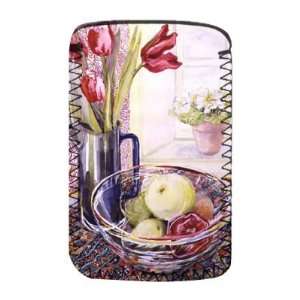  Tulips with Fruit in a Glass Bowl (w/c) by   Protective 