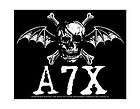   sevenfold bat skull a7x official decal sticker 