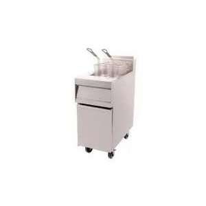 Liquid Propane Frymaster MJ35G SD Gas Floor Fryer 30 40 Pounds with 
