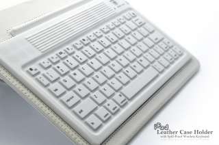   Case with Spill Proof Wireless Keyboard for iPad 2 (White)  