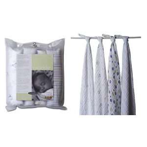 Aden + Anais Kisses and Hugs 4 Pack Muslin Wraps