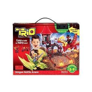  Fisher Price TRIO Building Set   Dragon Battle Arena Toys 