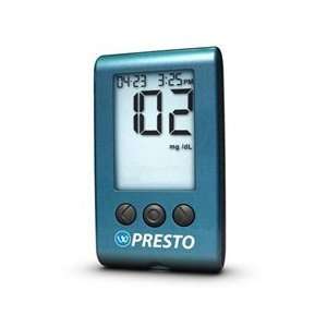  WaveSense Presto Blood Glucose Meter Kit & 50 Presto Test 