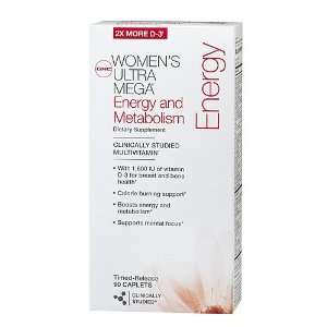 GNC Womens Ultra Mega Energy Dietary Supplement, 90 Time 