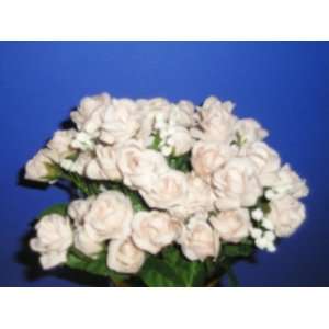  12 Silk Rose White Bouquet (2 Bouquets) 