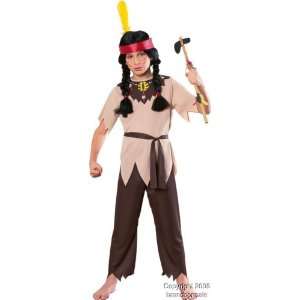  Childrens Indian Warrior Costume (SzLarge 12 14) Toys 