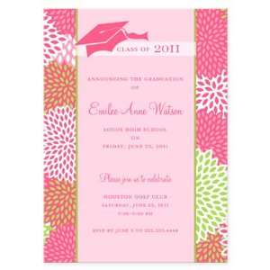  Pink Mums Graduation Invitation Invitations Health 