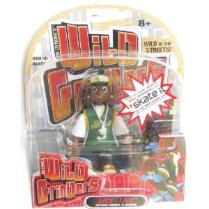  Wild Grinders Jay Jay Action Figure w/ Board Toys & Games