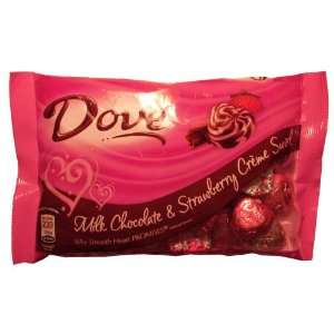 Limited Edition Dove Milk Chocolate & Strawberry Creme Swirl Heart 