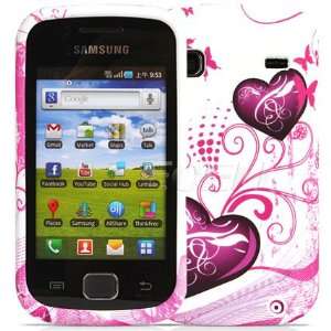  Ecell   RED HEARTS SILICONE CASE FOR SAMSUNG GALAXY GIO 