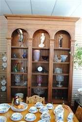   Wood Tall Habersham Shelving Unit Wall Unit 106  Retail $3500  