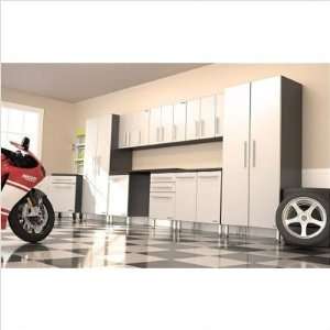 Garage Pro 10 Piece Set with Work Surface, Rolling Casters 