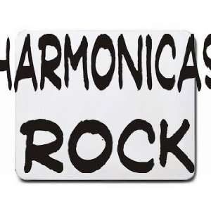  Harmonicas Rock Mousepad