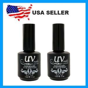  UV NAILS  Base & Top coat  uv gel polish  Gelish , CND 