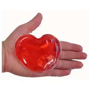 Heart Shaped Reusable Heat Pads   Red 