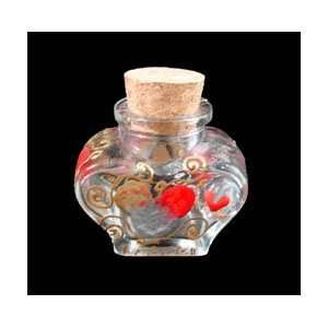  Hearts of Fire Design   Hand Painted   Small Heart Shaped 