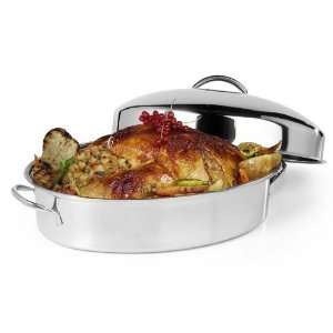    Basic Essentials Stainless Steel High Dome Roaster 