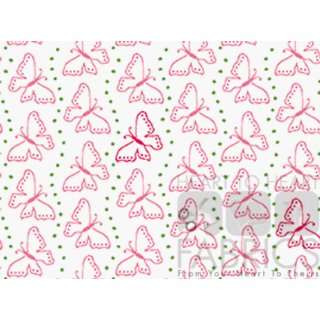  By The Yard KN Pink Butterflies Quilt Cotton Fabric Arts 
