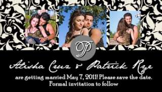 SAVE the DATE magnets wedding photo favors PERSONALIZED  