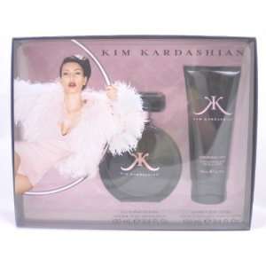 Kim Kardashian Set (3.4 Body Lotion + Eau De Parfum Spray for Women, 3 