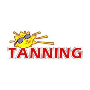  Sunshine Tanning Window Cling Sign
