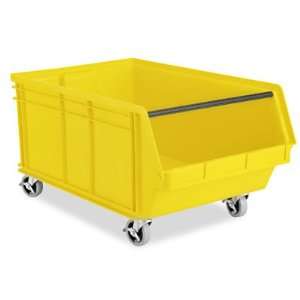   29 x 18 x 15 Yellow Magnum Hopper Bins with Casters