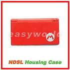 NEW Shell Nintendo DS LITE NDSL HOUSING CASE MARIO RED