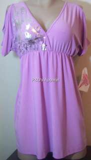 Womens Maternity Clothes Purple Shirt Top Blouse S M L  