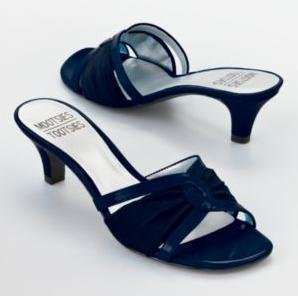  Mootsies Tootsies Baylis Dress Sandals, Size 7, Navy 