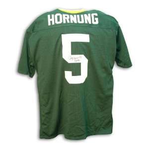  Paul Hornung Notre Dame Green Jersey Inscribed HT 56 