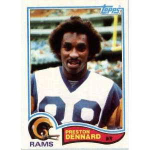  1982 Topps # 373 Preston Dennard Los Angeles Rams Football 