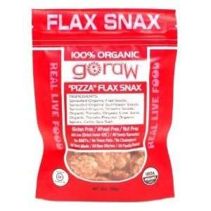  Go Raw Freeland Flax Snax Pizza Flax Snax Bags 3 oz, case 
