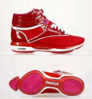  Reebok   Easytone Freestyle Hi Exc Womens Shoes In Ex Red 