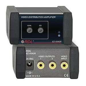  Radio Design Labs EZ VDA2R RCA Video Distribution Amp, 1x2 