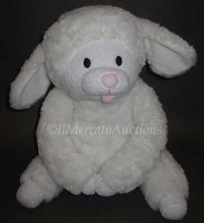   BAMBINO Plush White LAMB SHEEP Stuffed Animal Toy Lovey 13  