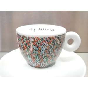  Illy 2001 P.S. 1 Multicolor Zawada MOMA Espresso Cup and 