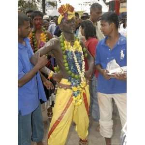  Pilgrim in Trance During the Hindu Thaipusam Festival 