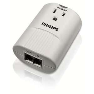 Philips Surge protector SPP2301WA Wall tap 1 outlet 