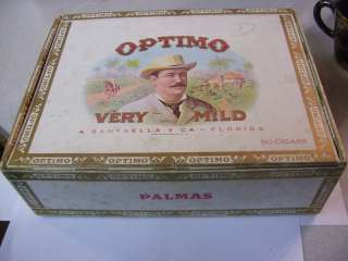 Optimo Mild Palmas Cigar Box  