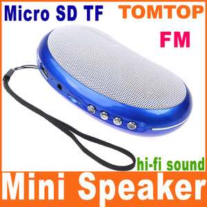 Micro SD TF USB Mini Stereo Speaker Music  Player FM Radio  