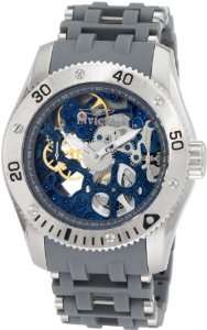   Mechanical Skeleton Dial Grey Polyurethane Watch Invicta Watches