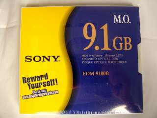 Sony MO Media EDM 9100B 9.1GB RW *NEW*  