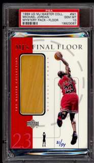1999 Upper Deck Game Floor Jumbo Michael Jordan #M1 /54 PSA 10 GEM 