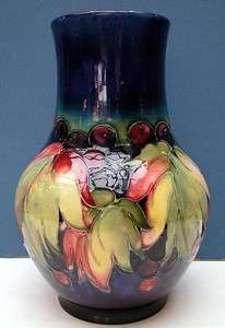 William Moorcroft Leaf and Berry vase   circa 1925  