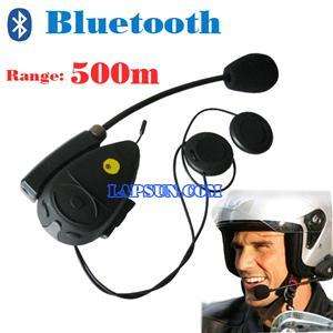 Bluetooth Motorcycle Helmet Intercom Interphone 500m UK  